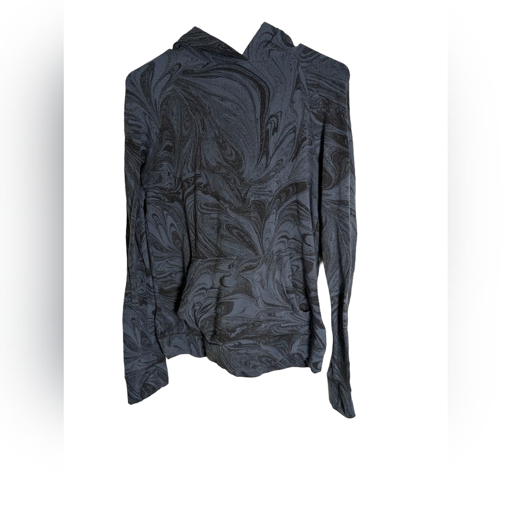 Athleta Girl Blue and Gray Long Sleeve Top